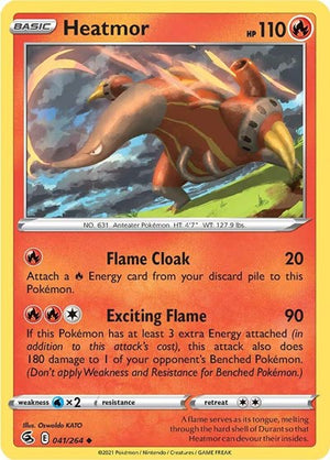 Pokemon TCG - SWSH08: Fusion Strike - Heatmor - 041/264