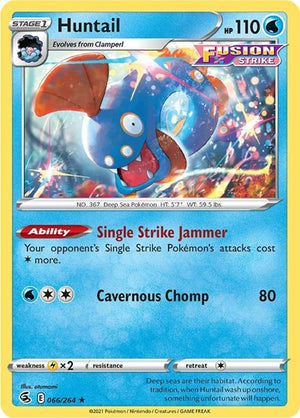 Pokemon TCG - SWSH08: Fusion Strike - Huntail - 066/264