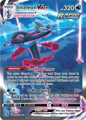 Pokemon TCG - SWSH08: Fusion Strike - Inteleon VMAX - 266/264 - Holofoil