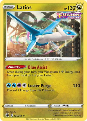 Pokemon TCG - SWSH08: Fusion Strike - Latios - 194/264