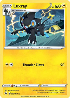 Pokemon TCG - SWSH08: Fusion Strike - Luxray - 093/264