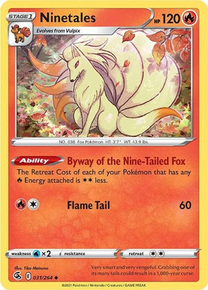Pokemon TCG - SWSH08: Fusion Strike - Ninetales - 031/264