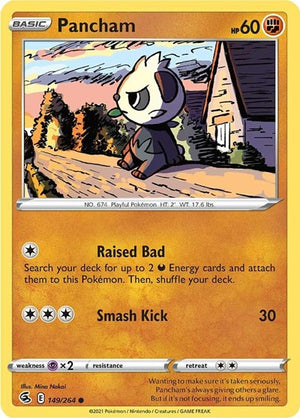 Pokemon TCG - SWSH08: Fusion Strike - Pancham - 149/264