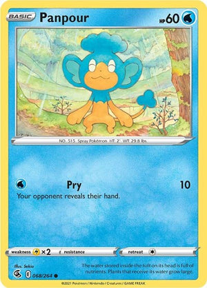 Pokemon TCG - SWSH08: Fusion Strike - Panpour - 068/264