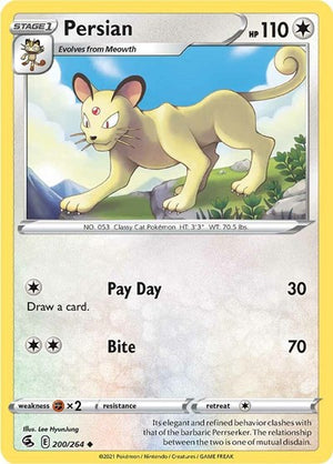 Pokemon TCG - SWSH08: Fusion Strike - Persian - 200/264
