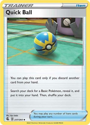 Pokemon TCG - SWSH08: Fusion Strike - Quick Ball - 237/264