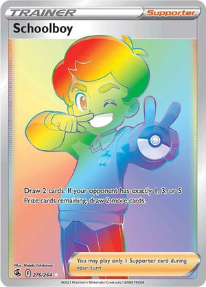 Pokemon TCG - SWSH08: Fusion Strike - Schoolboy - 276/264 - Holofoil