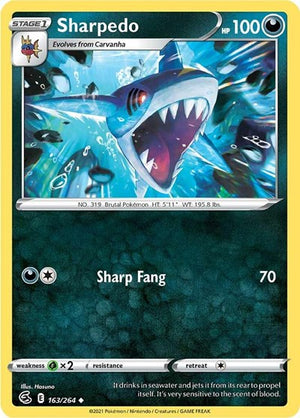 Pokemon TCG - SWSH08: Fusion Strike - Sharpedo - 163/264