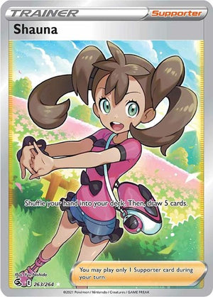 Pokemon TCG - SWSH08: Fusion Strike - Shauna - 263/264 - Holofoil