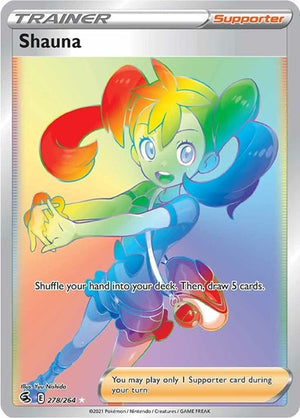Pokemon TCG - SWSH08: Fusion Strike - Shauna - 278/264 - Holofoil