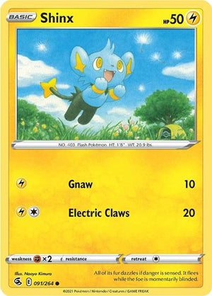Pokemon TCG - SWSH08: Fusion Strike - Shinx - 091/264