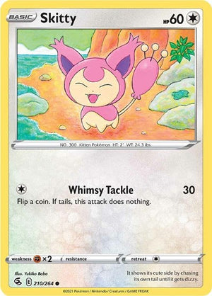 Pokemon TCG - SWSH08: Fusion Strike - Skitty - 210/264