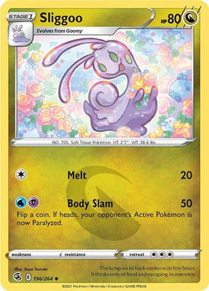 Pokemon TCG - SWSH08: Fusion Strike - Sliggoo - 196/264 - Reverse Holofoil