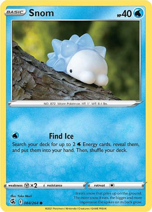 Pokemon TCG - SWSH08: Fusion Strike - Snom - 084/264