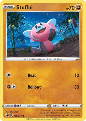 Pokemon TCG - SWSH08: Fusion Strike - Stufful - 150/264