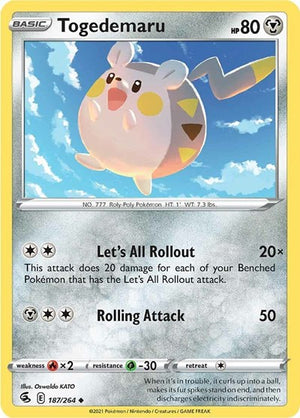 Pokemon TCG - SWSH08: Fusion Strike - Togedemaru - 187/264