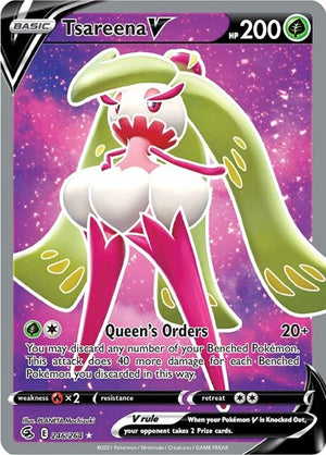 Pokemon TCG - SWSH08: Fusion Strike - Tsareena V - 246/264 - Holofoil