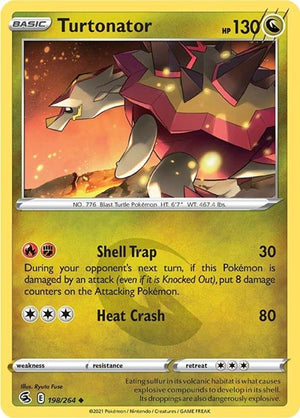 Pokemon TCG - SWSH08: Fusion Strike - Turtonator - 198/264