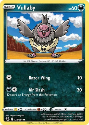 Pokemon TCG - SWSH08: Fusion Strike - Vullaby - 172/264