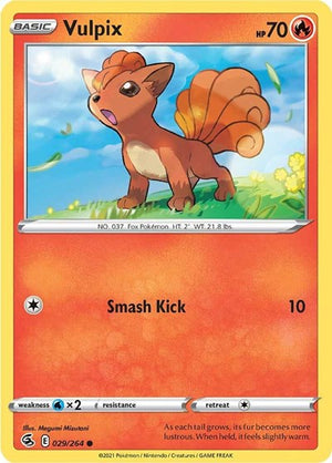 Pokemon TCG - SWSH08: Fusion Strike - Vulpix - 029/264