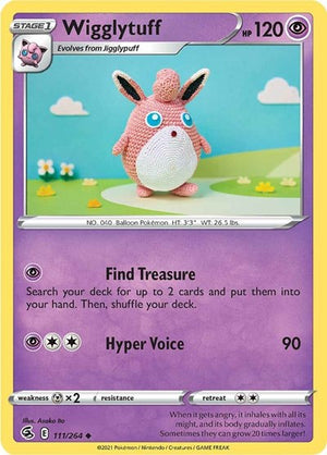 Pokemon TCG - SWSH08: Fusion Strike - Wigglytuff - 111/264