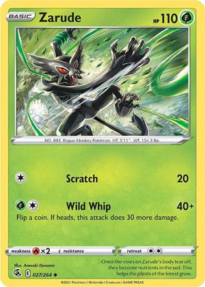 Pokemon TCG - SWSH08: Fusion Strike - Zarude - 027/264