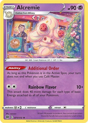 Pokemon TCG - SWSH09: Brilliant Stars - Alcremie - 071/172 - Reverse Holofoil