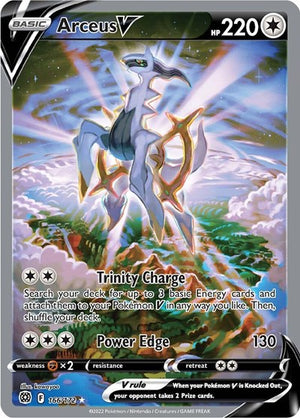 Pokemon TCG - SWSH09: Brilliant Stars - Arceus V - 166/172 - Holofoil