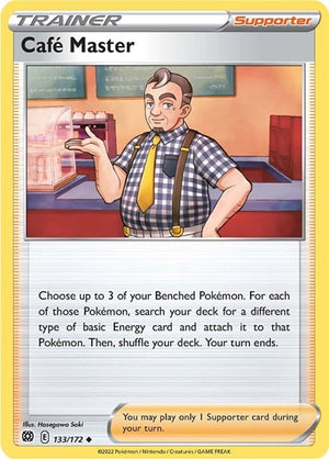 Pokemon TCG - SWSH09: Brilliant Stars - Cafe Master - 133/172