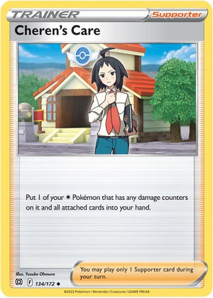 Pokemon TCG - SWSH09: Brilliant Stars - Cheren's Care - 134/172
