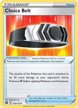 Pokemon TCG - SWSH09: Brilliant Stars - Choice Belt - 135/172