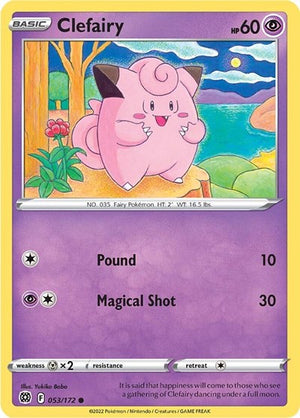 Pokemon TCG - SWSH09: Brilliant Stars - Clefairy - 053/172