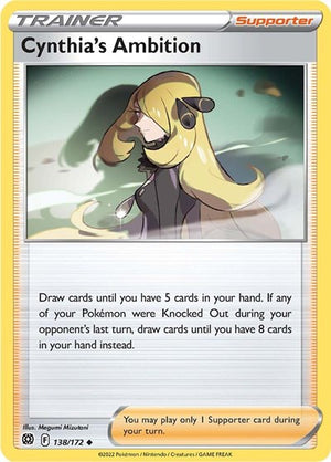 Pokemon TCG - SWSH09: Brilliant Stars - Cynthia's Ambition - 138/172