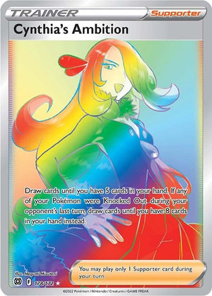 Pokemon TCG - SWSH09: Brilliant Stars - Cynthia's Ambition - 178/172 - Holofoil