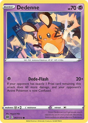 Pokemon TCG - SWSH09: Brilliant Stars - Dedenne - 067/172