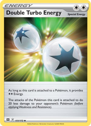 Pokemon TCG - SWSH09: Brilliant Stars - Double Turbo Energy - 151/172