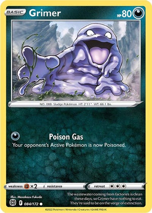 Pokemon TCG - SWSH09: Brilliant Stars - Grimer - 084/172