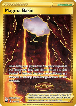 Pokemon TCG - SWSH09: Brilliant Stars - Magma Basin - 185/172 - Holofoil