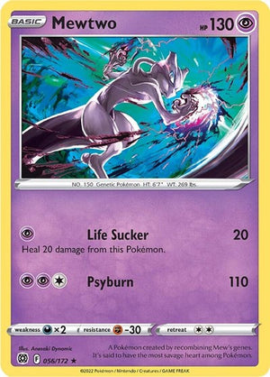 Pokemon TCG - SWSH09: Brilliant Stars - Mewtwo - 056/172