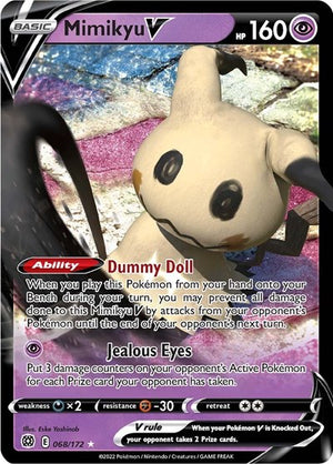 Pokemon TCG - SWSH09: Brilliant Stars - Mimikyu V - 068/172 - Holofoil