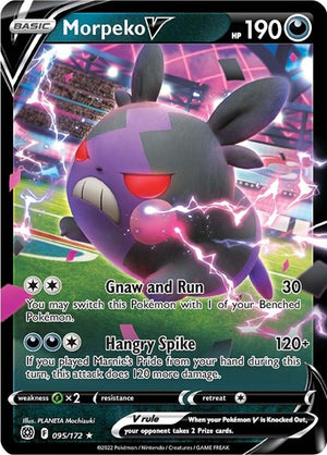 Pokemon TCG - SWSH09: Brilliant Stars - Morpeko V - 095/172 - Holofoil