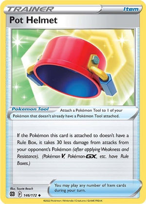 Pokemon TCG - SWSH09: Brilliant Stars - Pot Helmet - 146/172 - Reverse Holofoil