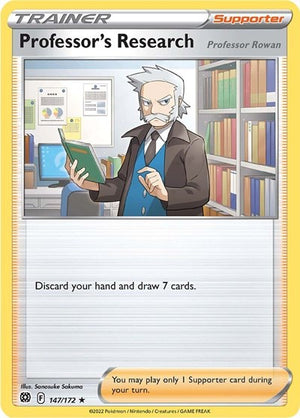 Pokemon TCG - SWSH09: Brilliant Stars - Professor's Research - 147/172 - Reverse Holofoil