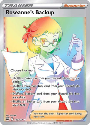 Pokemon TCG - SWSH09: Brilliant Stars - Roseanne's Backup - 180/172 - Holofoil