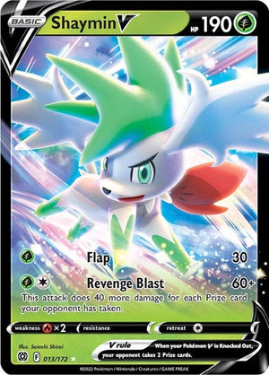 Pokemon TCG - SWSH09: Brilliant Stars - Shaymin V - 013/172 - Holofoil