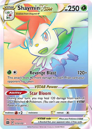 Pokemon TCG - SWSH09: Brilliant Stars - Shaymin VSTAR - 173/172 - Holofoil