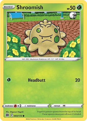 Pokemon TCG - SWSH09: Brilliant Stars - Shroomish - 003/172