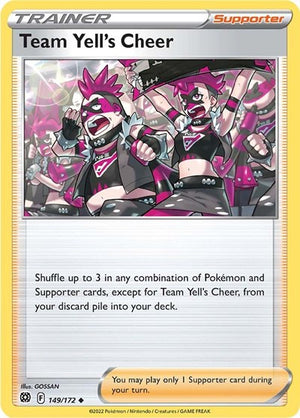 Pokemon TCG - SWSH09: Brilliant Stars - Team Yell's Cheer - 149/172