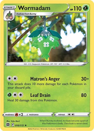 Pokemon TCG - SWSH09: Brilliant Stars - Wormadam - 010/172