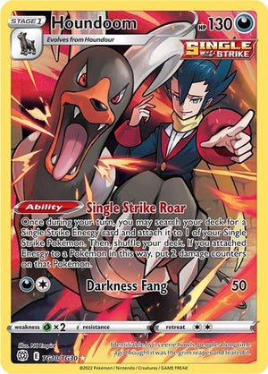 Pokemon TCG - SWSH09: Brilliant Stars Trainer Gallery - Houndoom - TG10/TG30 - Holofoil